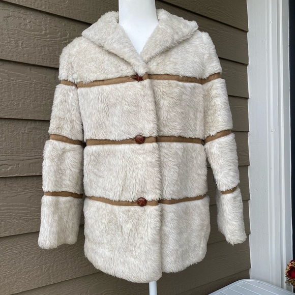 Vintage Betty Rose 1960s Faux Fur Teddy Coat See Measurements - Picture 1 of 16